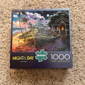 Buffalo David Bitton Night & Day Beach Cabin Puzzle - 1000 Pieces